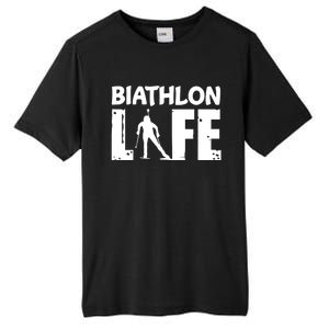 Biathlon Life For Biathletes Skiing Premium Tall Fusion ChromaSoft Performance T-Shirt