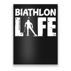 Biathlon Life For Biathletes Skiing Premium Poster