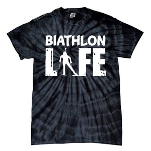 Biathlon Life For Biathletes Skiing Premium Tie-Dye T-Shirt