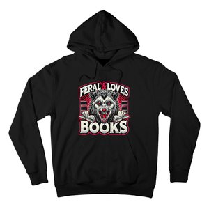 Book Lover Funny Reader Possum Librarian Library Hoodie