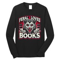 Book Lover Funny Reader Possum Librarian Library Long Sleeve Shirt