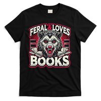 Book Lover Funny Reader Possum Librarian Library T-Shirt