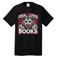 Book Lover Funny Reader Possum Librarian Library Tall T-Shirt