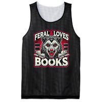 Book Lover Funny Reader Possum Librarian Library Mesh Reversible Basketball Jersey Tank