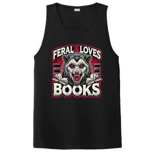 Book Lover Funny Reader Possum Librarian Library PosiCharge Competitor Tank