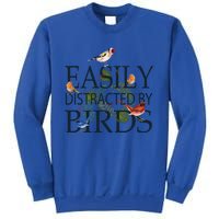 Bird Lovers Funny Gift Easily Distracted By Birds Great Gift Sweatshirt