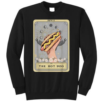 Bun Lover Foodie Food Lover The Hot Dog Tarot Card Sweatshirt