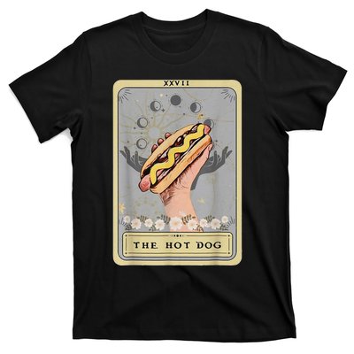 Bun Lover Foodie Food Lover The Hot Dog Tarot Card T-Shirt