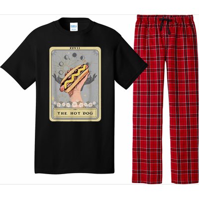 Bun Lover Foodie Food Lover The Hot Dog Tarot Card Pajama Set