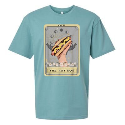 Bun Lover Foodie Food Lover The Hot Dog Tarot Card Sueded Cloud Jersey T-Shirt