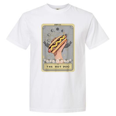 Bun Lover Foodie Food Lover The Hot Dog Tarot Card Garment-Dyed Heavyweight T-Shirt