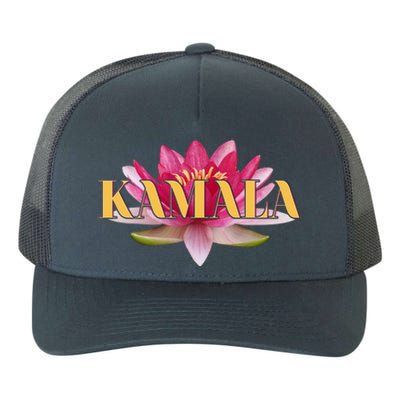 Beautiful Lotus Flower Kamala Harris 2024 Lotus for Potus Yupoong Adult 5-Panel Trucker Hat