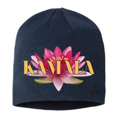 Beautiful Lotus Flower Kamala Harris 2024 Lotus for Potus Sustainable Beanie