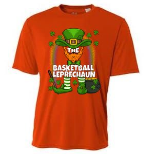 Basketball Leprechaun Family Matching St Patricks Day Party Cool Gift Cooling Performance Crew T-Shirt