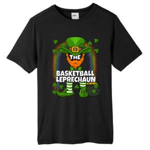 Basketball Leprechaun Family Matching St Patricks Day Party Cool Gift Tall Fusion ChromaSoft Performance T-Shirt