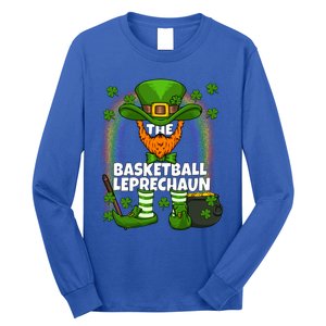 Basketball Leprechaun Family Matching St Patricks Day Party Cool Gift Long Sleeve Shirt