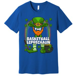 Basketball Leprechaun Family Matching St Patricks Day Party Cool Gift Premium T-Shirt