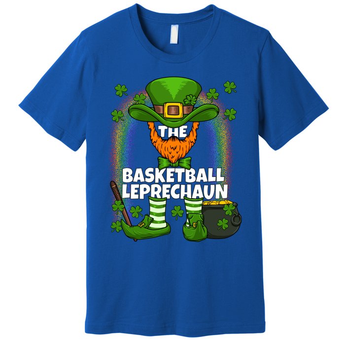 Basketball Leprechaun Family Matching St Patricks Day Party Cool Gift Premium T-Shirt