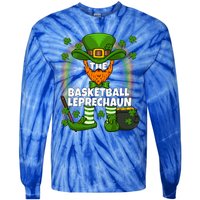 Basketball Leprechaun Family Matching St Patricks Day Party Cool Gift Tie-Dye Long Sleeve Shirt