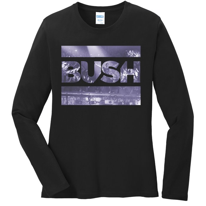 Bush – Logo Fill Stage Glory Ladies Long Sleeve Shirt