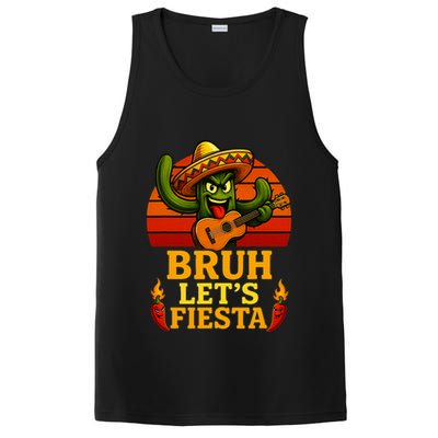 Bruh Let's Fiesta May 5th Mexican Party Cinco De Mayo Funny PosiCharge Competitor Tank