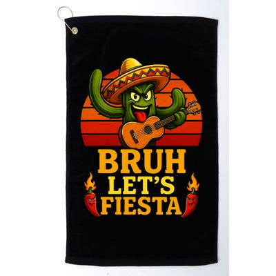 Bruh Let's Fiesta May 5th Mexican Party Cinco De Mayo Funny Golf Towel