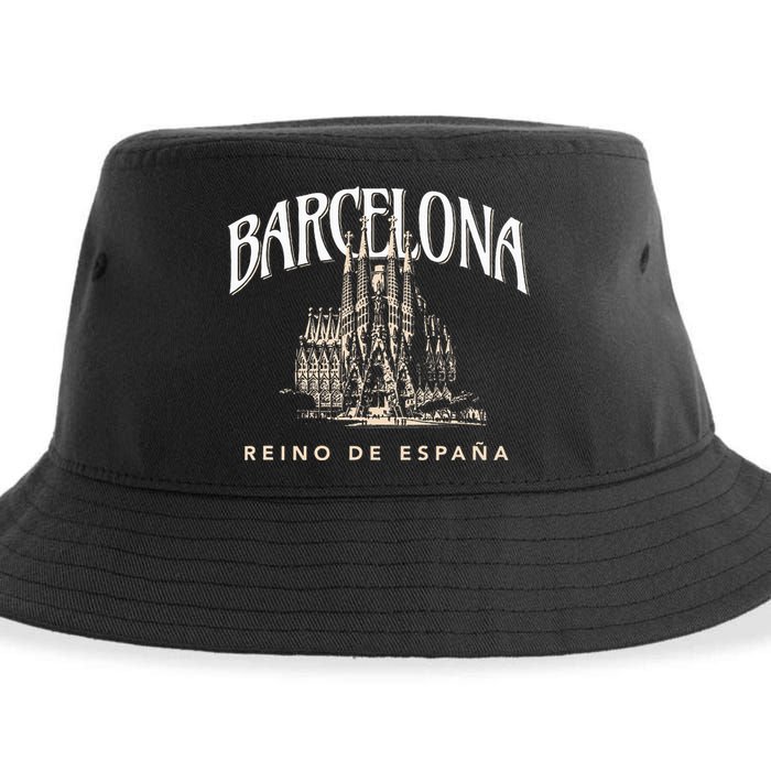 Barcelona La Familia Sagrada Reino De EspañA Sustainable Bucket Hat