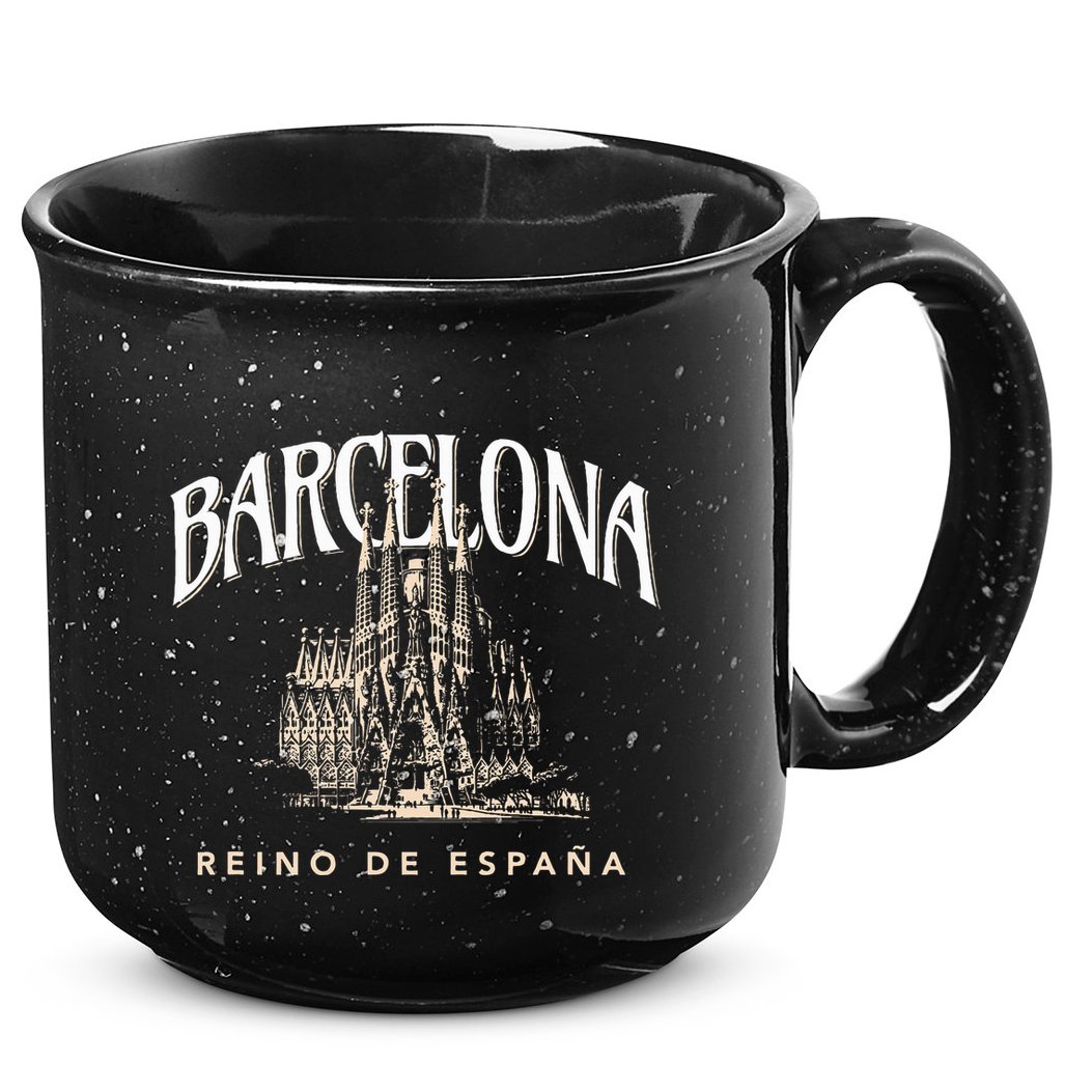 Barcelona La Familia Sagrada Reino De EspañA 15oz Campfire Ceramic Mug