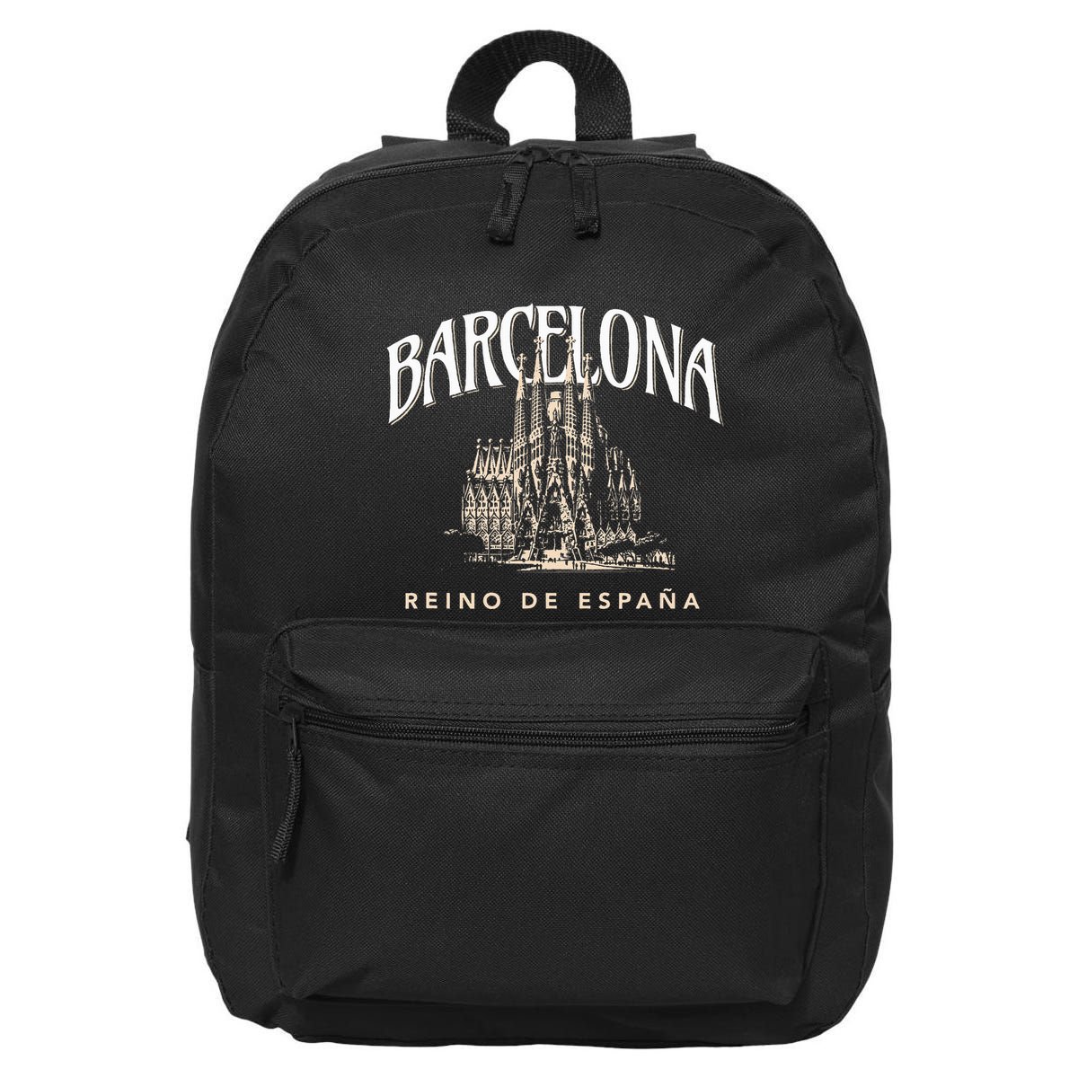 Barcelona La Familia Sagrada Reino De EspañA 16 in Basic Backpack