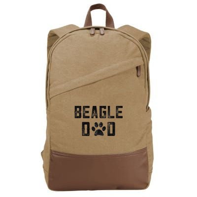 Beagle Lover Gifts I Love My Beagle Dad Beagle Owner Gifts Cotton Canvas Backpack