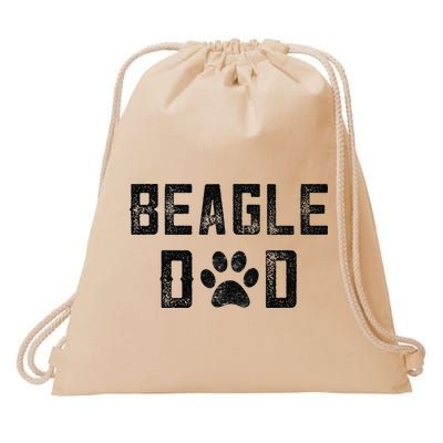 Beagle Lover Gifts I Love My Beagle Dad Beagle Owner Gifts Drawstring Bag