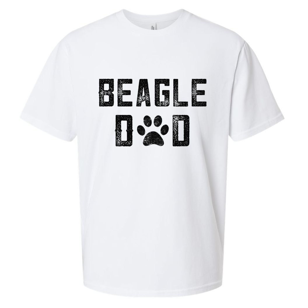 Beagle Lover Gifts I Love My Beagle Dad Beagle Owner Gifts Sueded Cloud Jersey T-Shirt