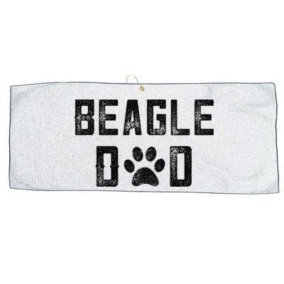 Beagle Lover Gifts I Love My Beagle Dad Beagle Owner Gifts Large Microfiber Waffle Golf Towel