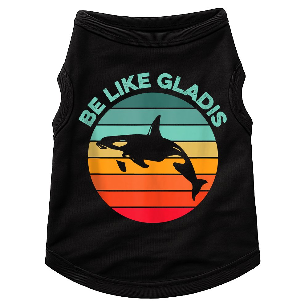 Be Like Gladis Funny Orca Yacht Sinking Whale Viral Meme Fan Doggie Tank