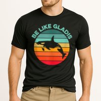 Be Like Gladis Funny Orca Yacht Sinking Whale Viral Meme Fan Cooling Performance Crew T-Shirt
