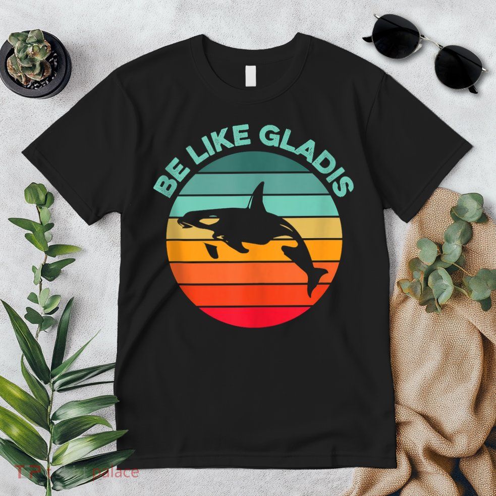 Be Like Gladis Funny Orca Yacht Sinking Whale Viral Meme Fan Premium T-Shirt