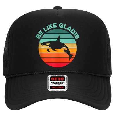 Be Like Gladis Funny Orca Yacht Sinking Whale Viral Meme Fan Trucker Hat