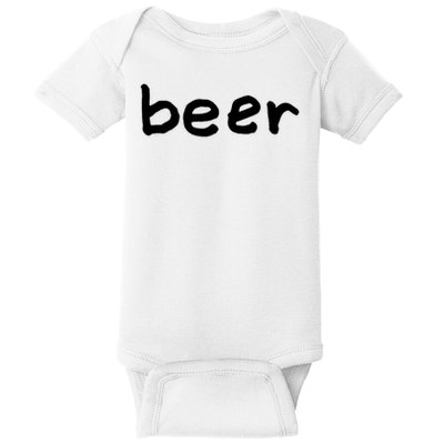 Beer Lovers Gift Womens Mens Baby Bodysuit