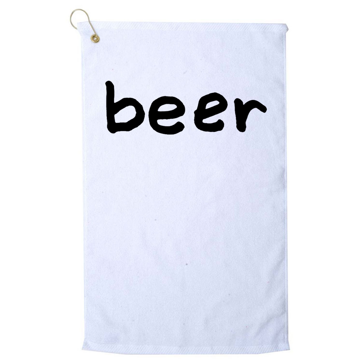 Beer Lovers Gift Womens Mens Golf Towel