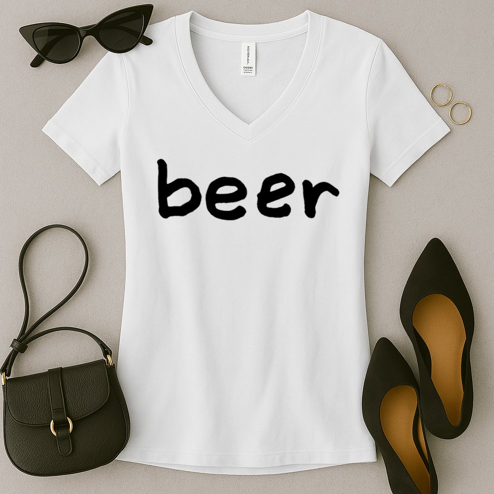 Beer Lovers Gift Womens Mens Women's V-Neck T-Shirt