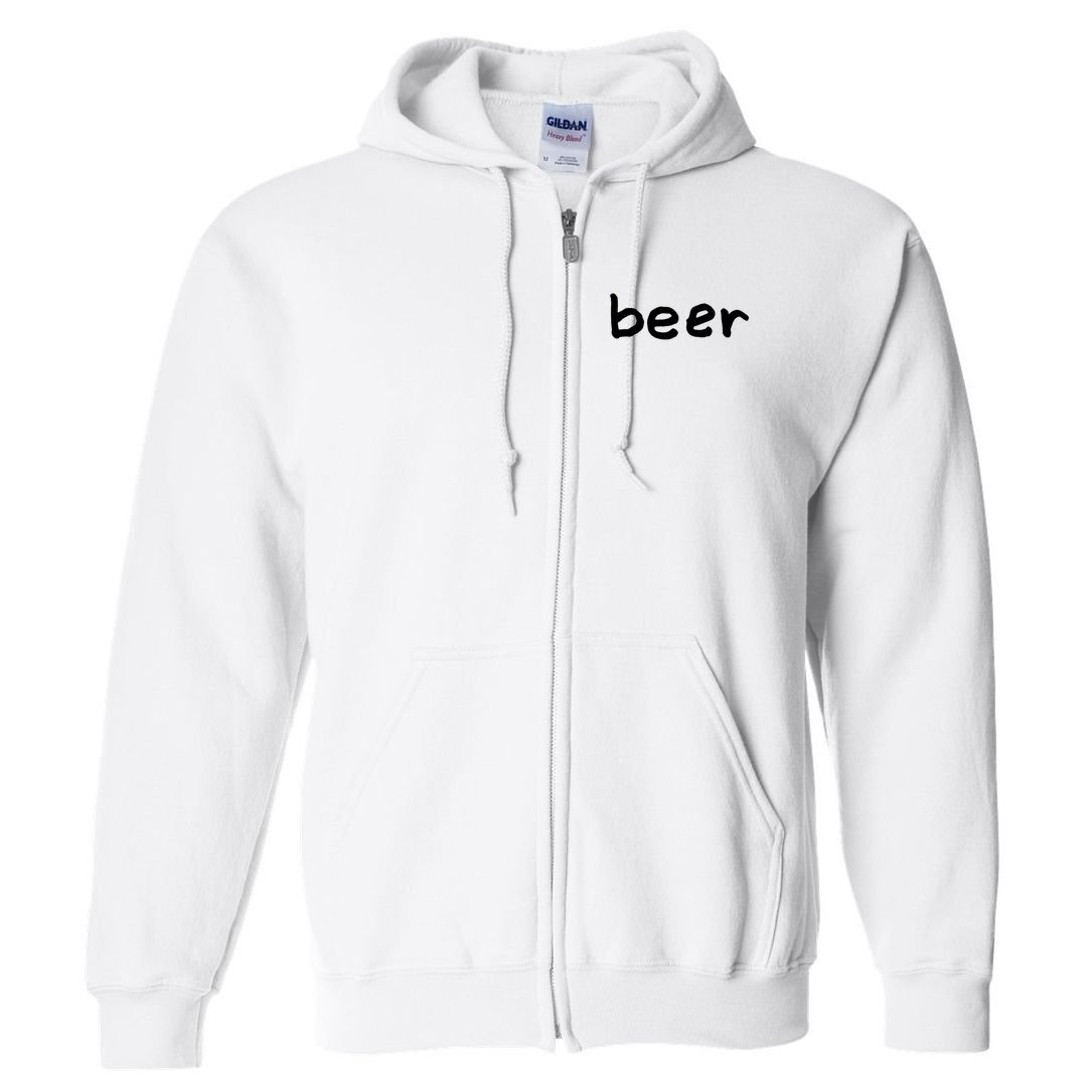 Beer Lovers Gift Womens Mens Full Zip Hoodie