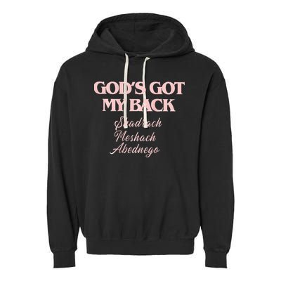 Brandon L.A.K.E Gods Got My Back Garment-Dyed Fleece Hoodie