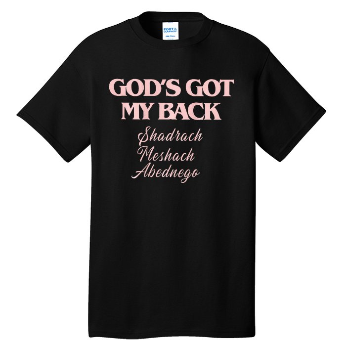 Brandon L.A.K.E Gods Got My Back Tall T-Shirt