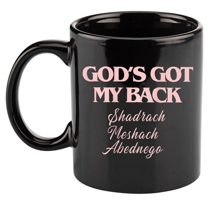 Gods Got My Back 11oz C Handle Ceramic Mug