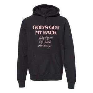 Brandon L.A.K.E Gods Got My Back Premium Hoodie