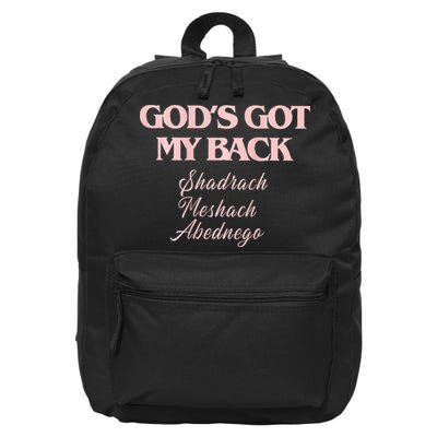 Brandon L.A.K.E Gods Got My Back 16 in Basic Backpack