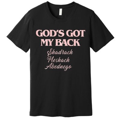 Brandon L.A.K.E Gods Got My Back Premium T-Shirt