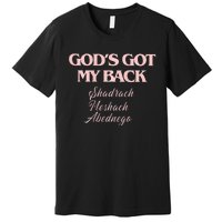 Brandon L.A.K.E Gods Got My Back Premium T-Shirt