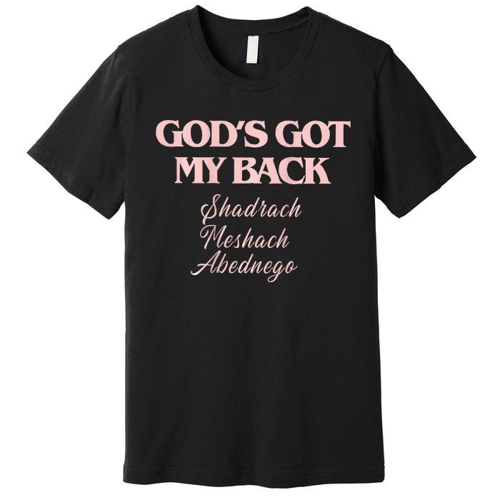 Brandon L.A.K.E Gods Got My Back Premium T-Shirt