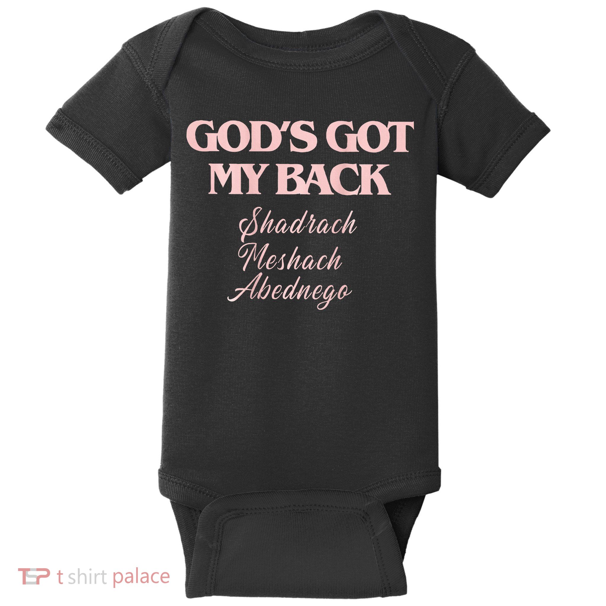Gods Got My Back Baby Bodysuit